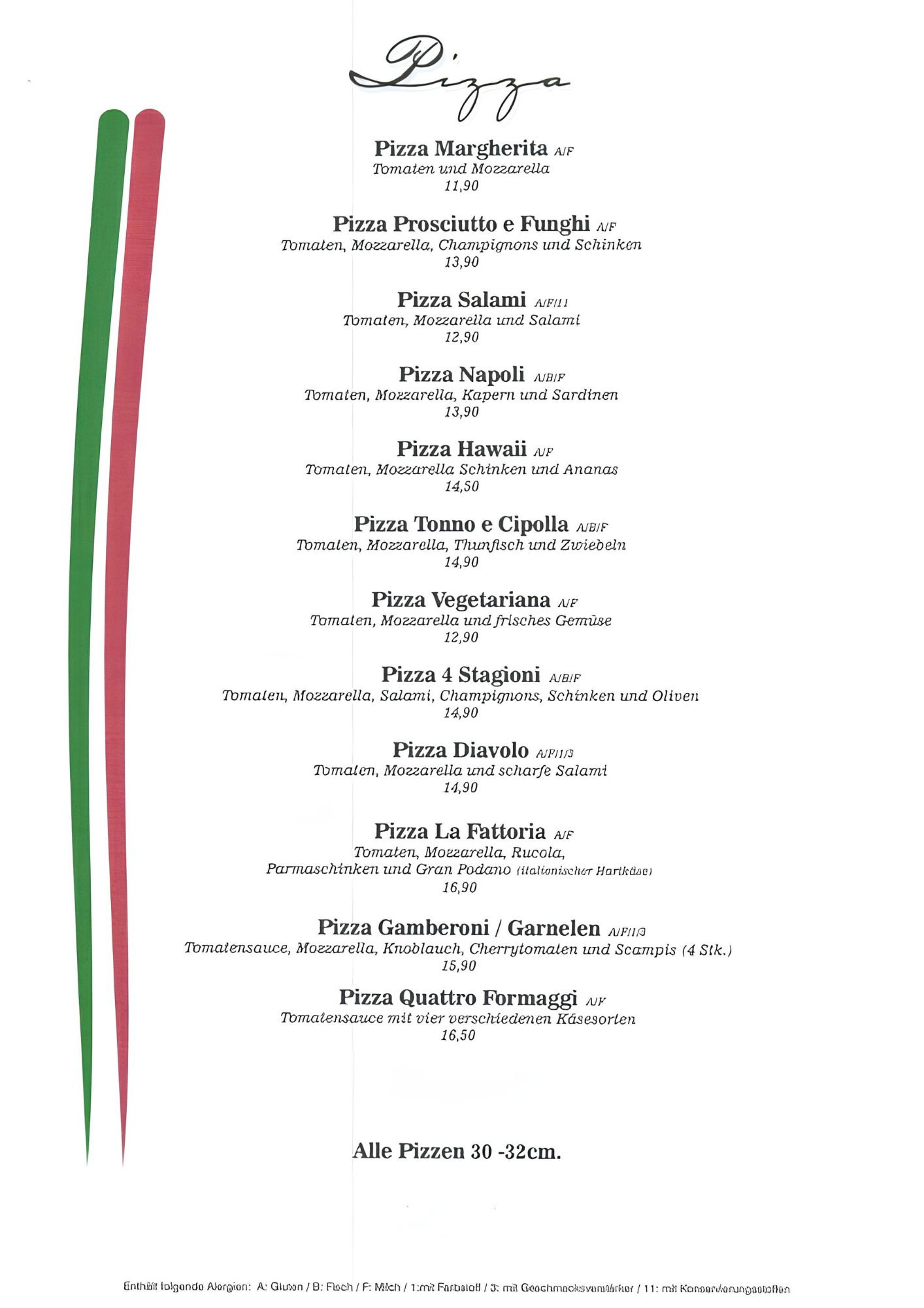 Gastronomie speisekarte (2)